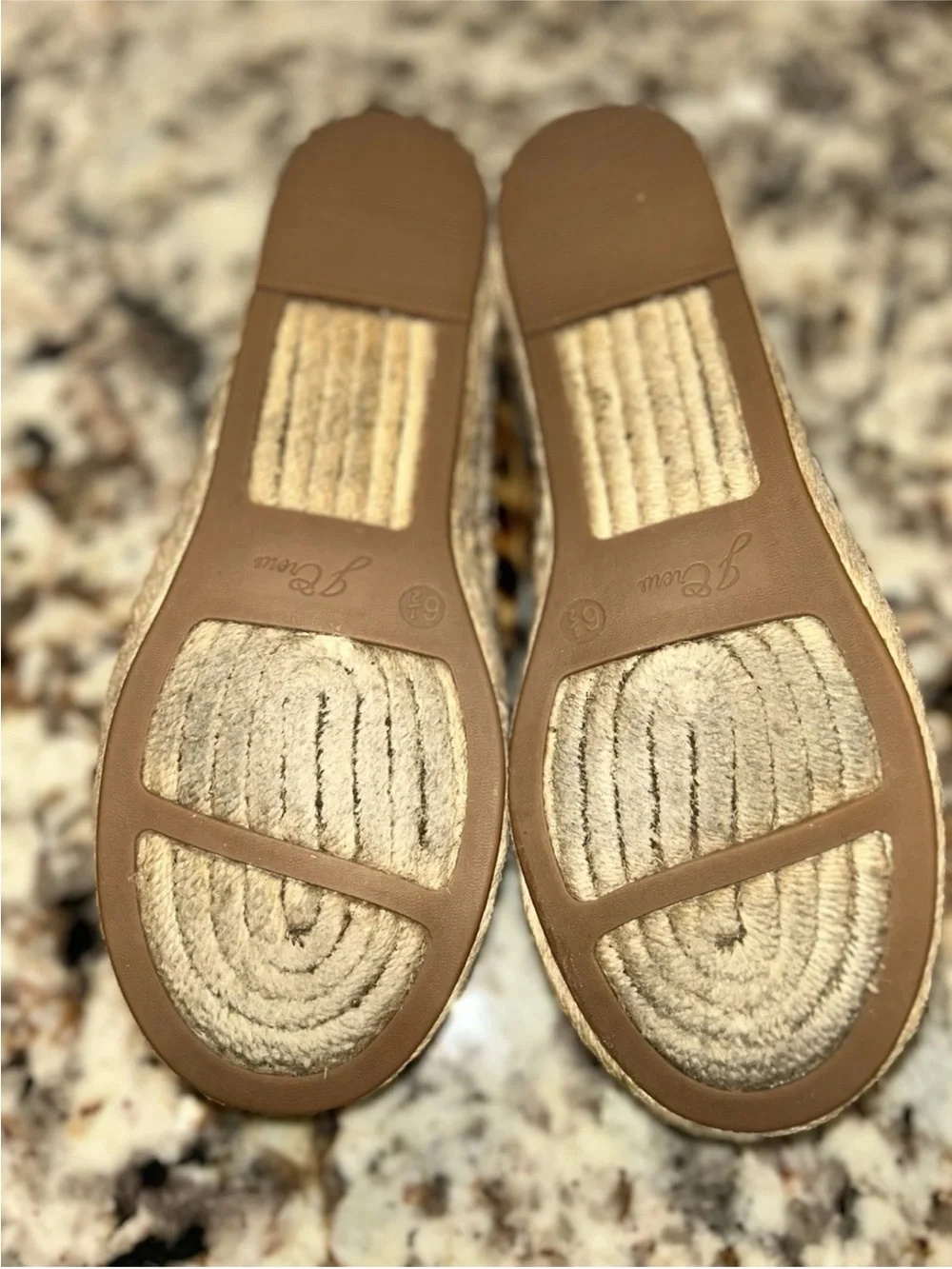 J.Crew Leopard Calf Hair Lace Up Espadrille Sneakers Size 6.5 Style L6445 Safari